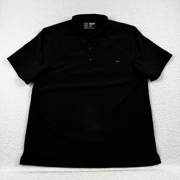 5.11 Tactical Other - 5.11 Tactical Polo Shirt Mens XL Black Flex Moisture Wicking‎ Performance Tennis